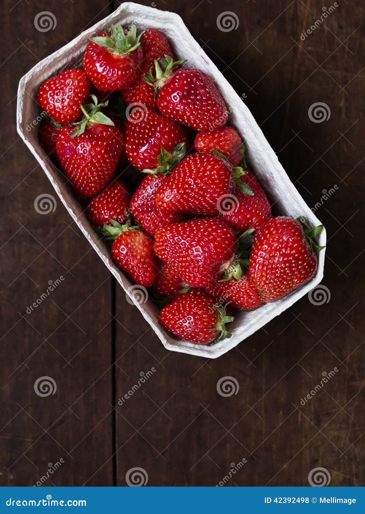 Box of Strawberries stock photo. Image of fruit, ripe 42392498