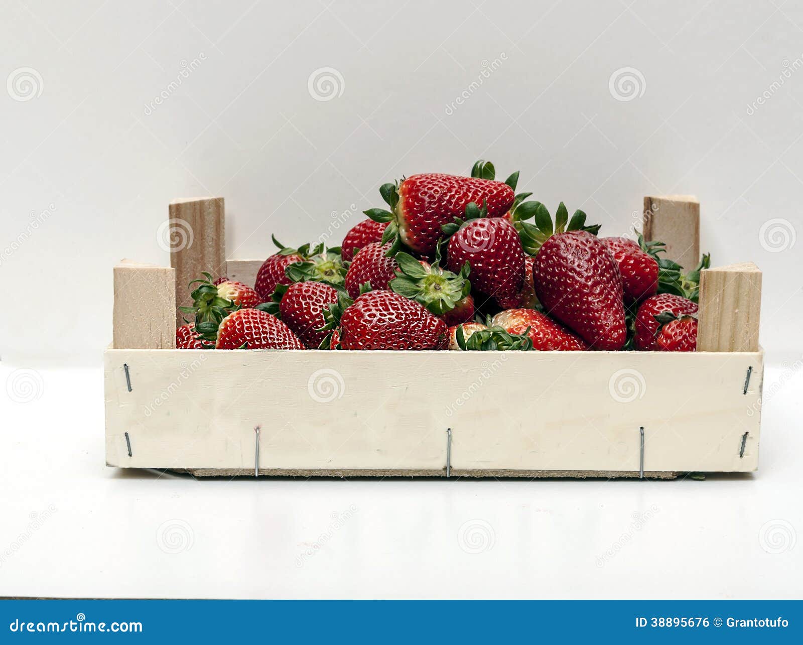 Box strawberries stock photo. Image of background, food 38895676
