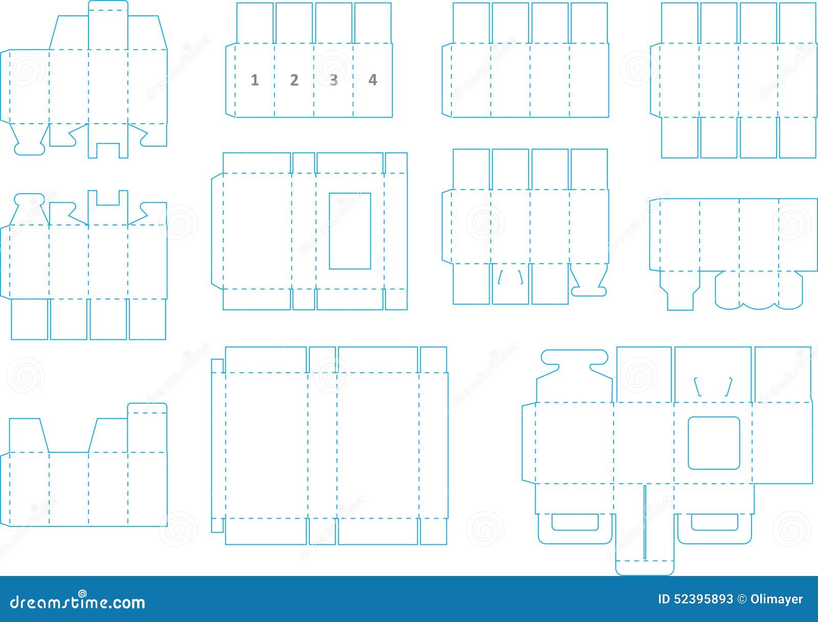 Box Template Collection 05 Eps Stock Vector Illustration of avaliable Box Template Collection 05 Eps Stock Vector Illustration of avaliable