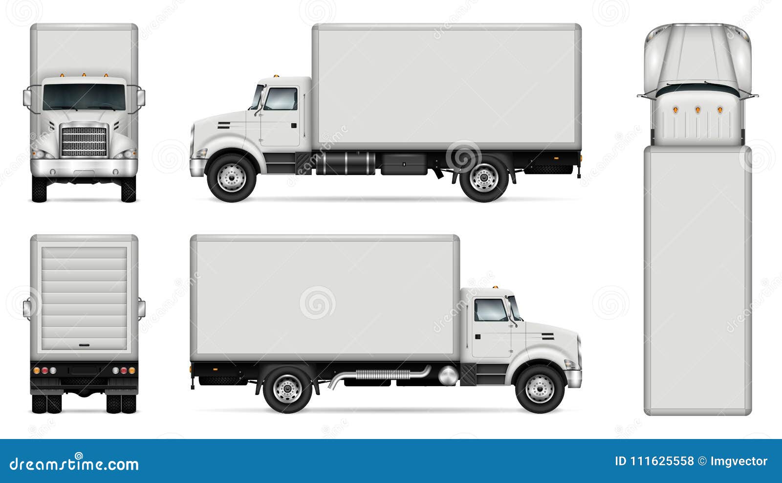 box truck  mockup