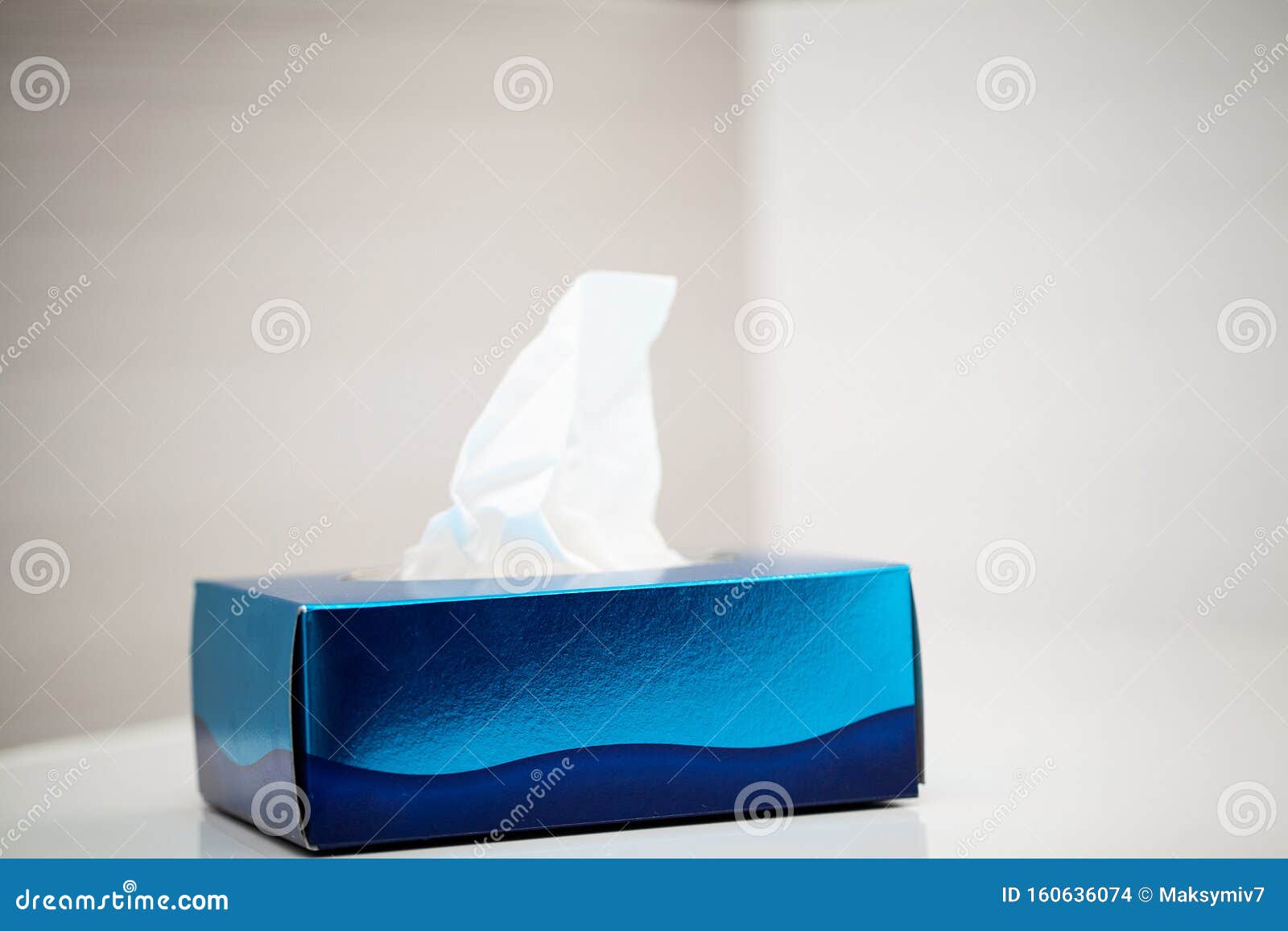 Box White Hygiene Napkins in Light Bathroom Stock Photo Image of empty, health 160636074