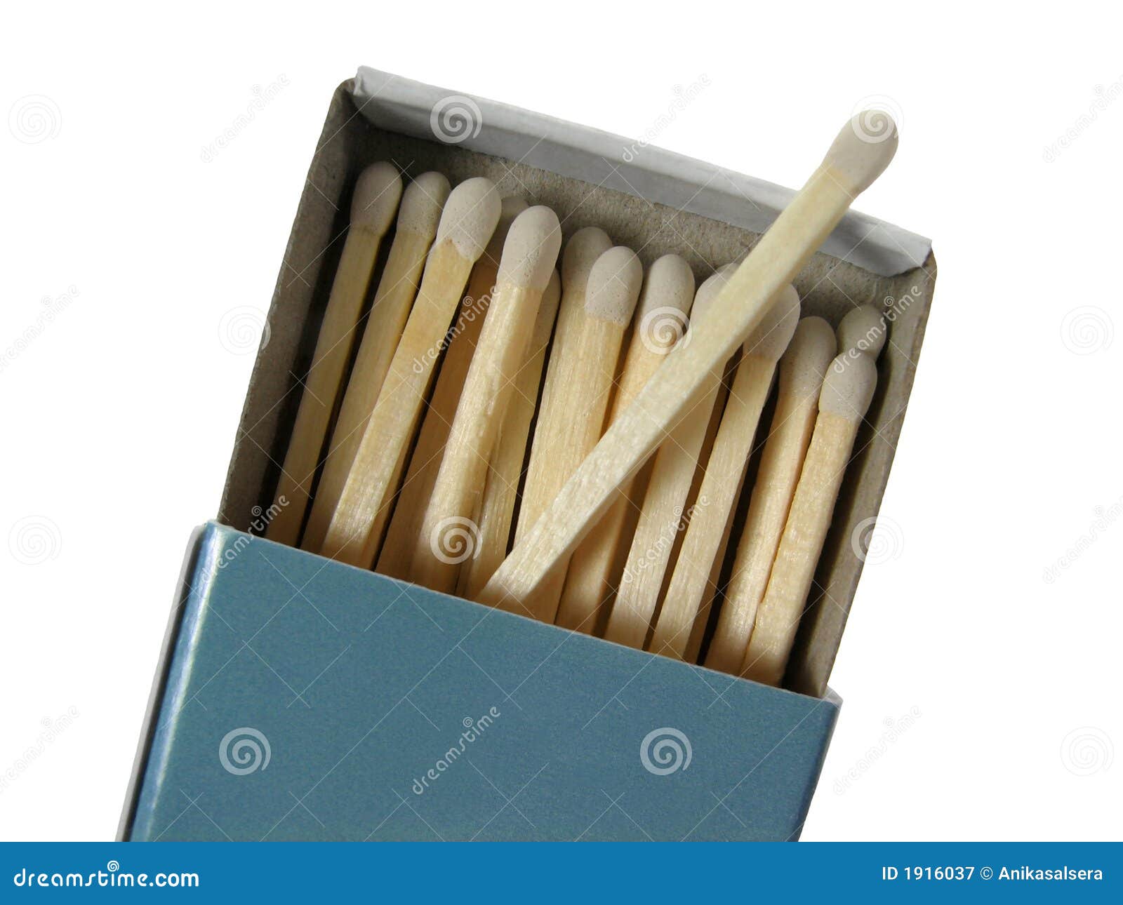 Box of white matches stock image. Image of wood, background 1916037