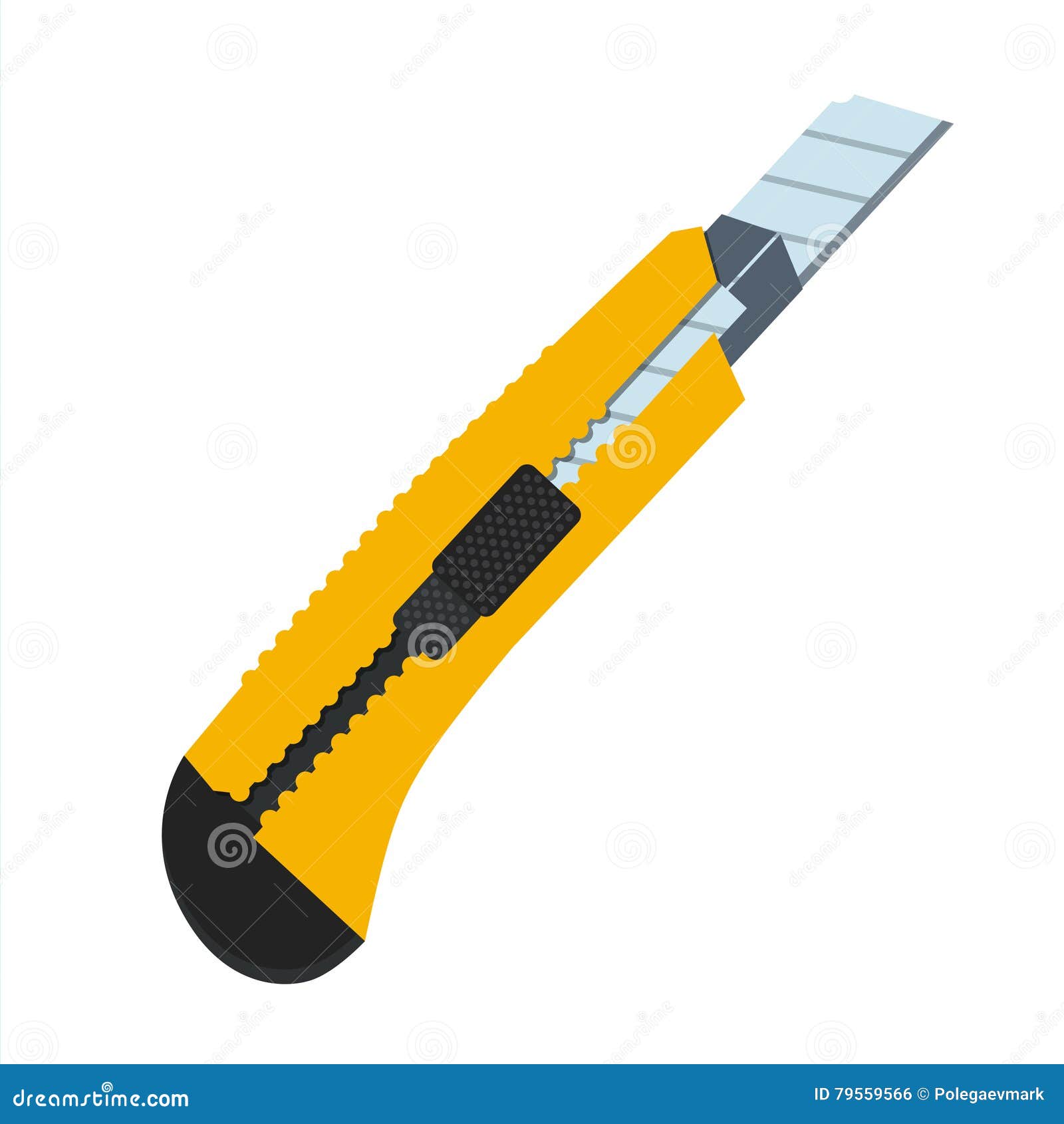 Boxcutter Tool Icon. Household Box Cutter Instrument for General Stock