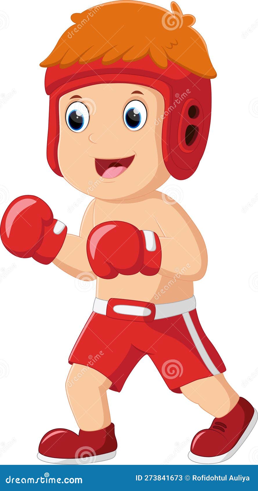 Boxeo En Entrenamiento De Niños Pequeños Felices Con Dibujos Animados Stock  de ilustración - Ilustración de historieta, sano: 273841673