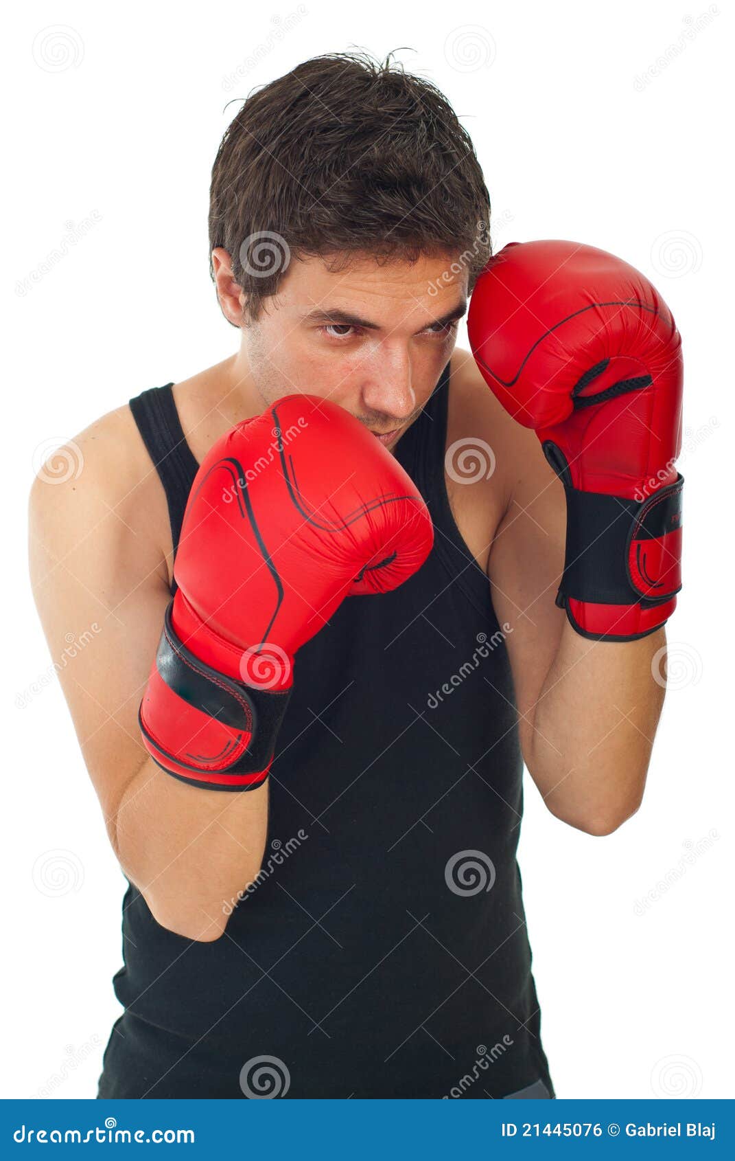 Boxer man defending stock photo. Image of adult, active - 21445076