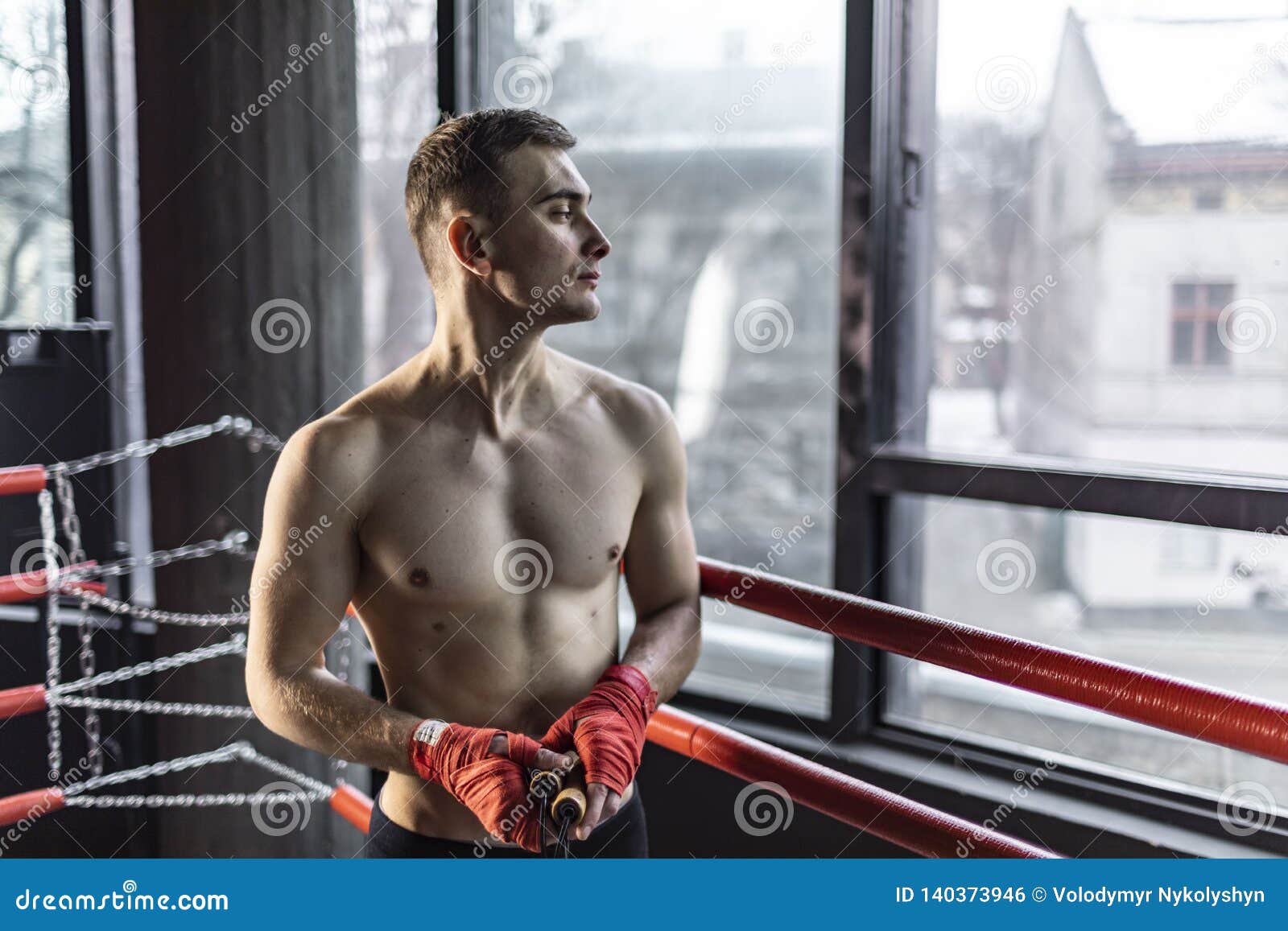 Boxer in the Ring stock photo. Image of fight, focus 140373946
