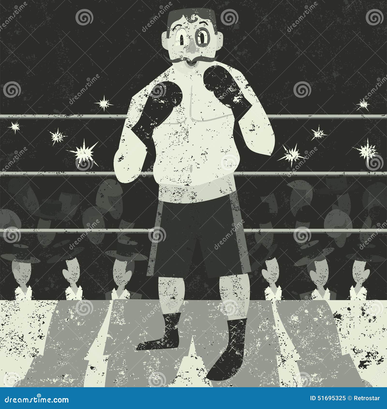 Boxer Stock Vector Illustration Of Competition Macho 51695325