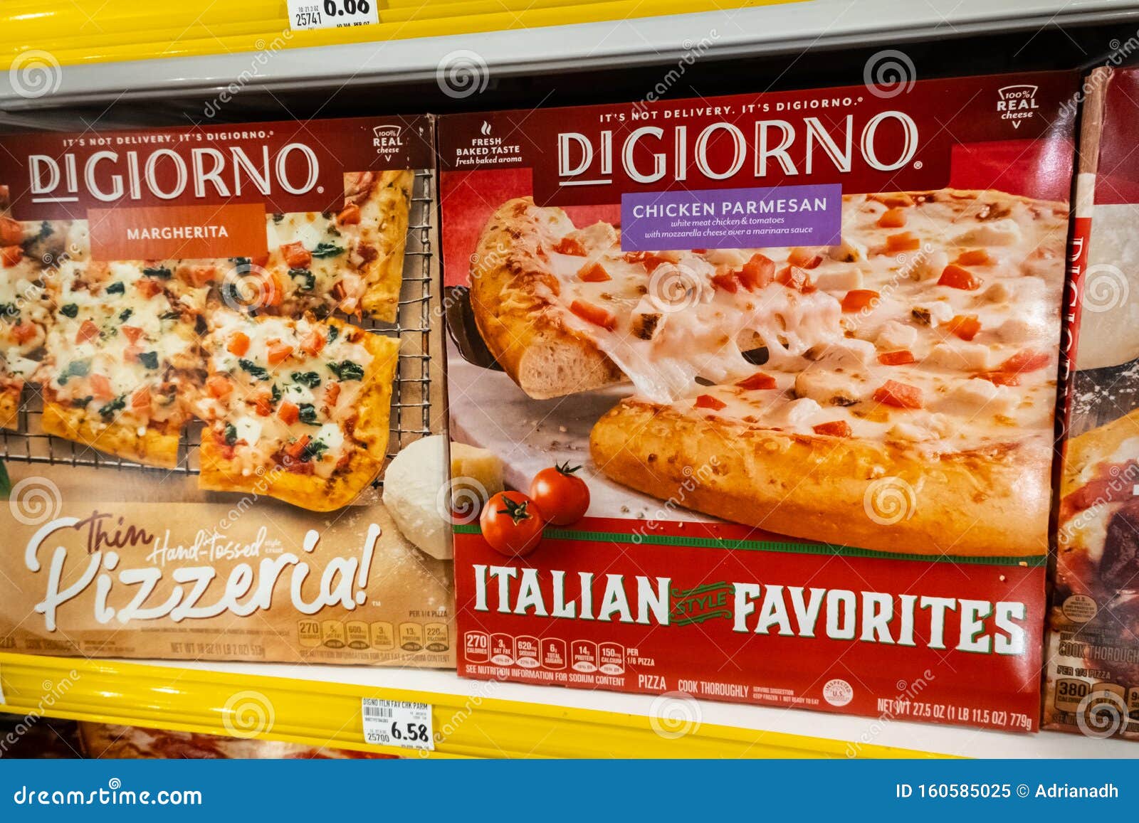 Donatello Frozen Margherita Pizza Editorial Stock Photo - Image of brand,  pizza: 213466778
