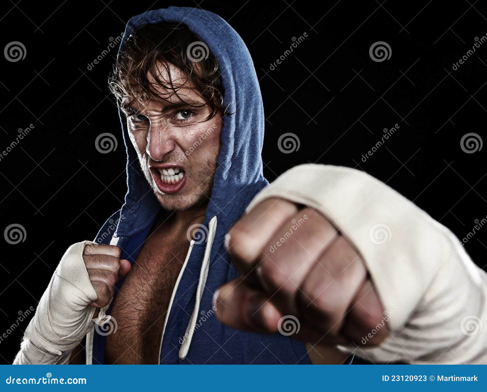 Boxeur chasseur de rue image stock. Image du boxeur 23120923