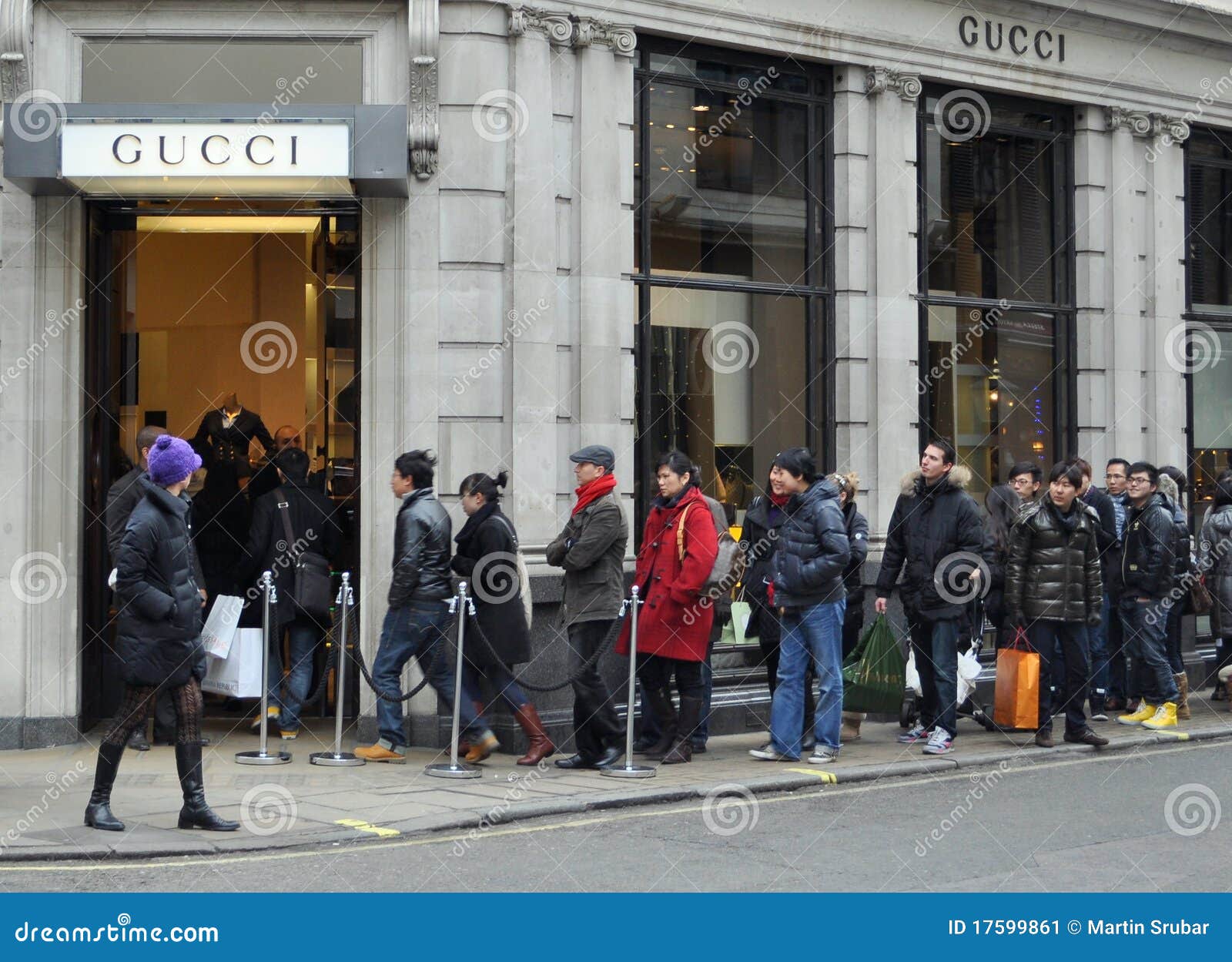 Boxing Day Sales On Bond Street, London 