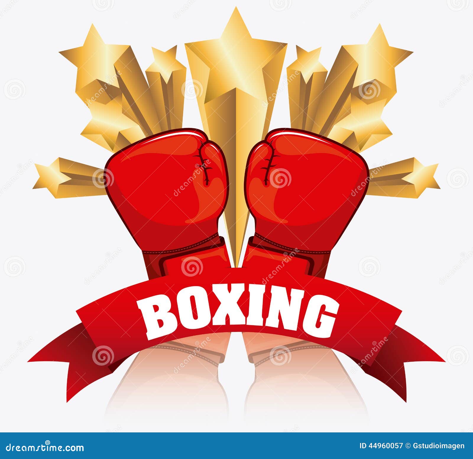 Boxing design stock vector. Illustration of boxing, golden 44960057