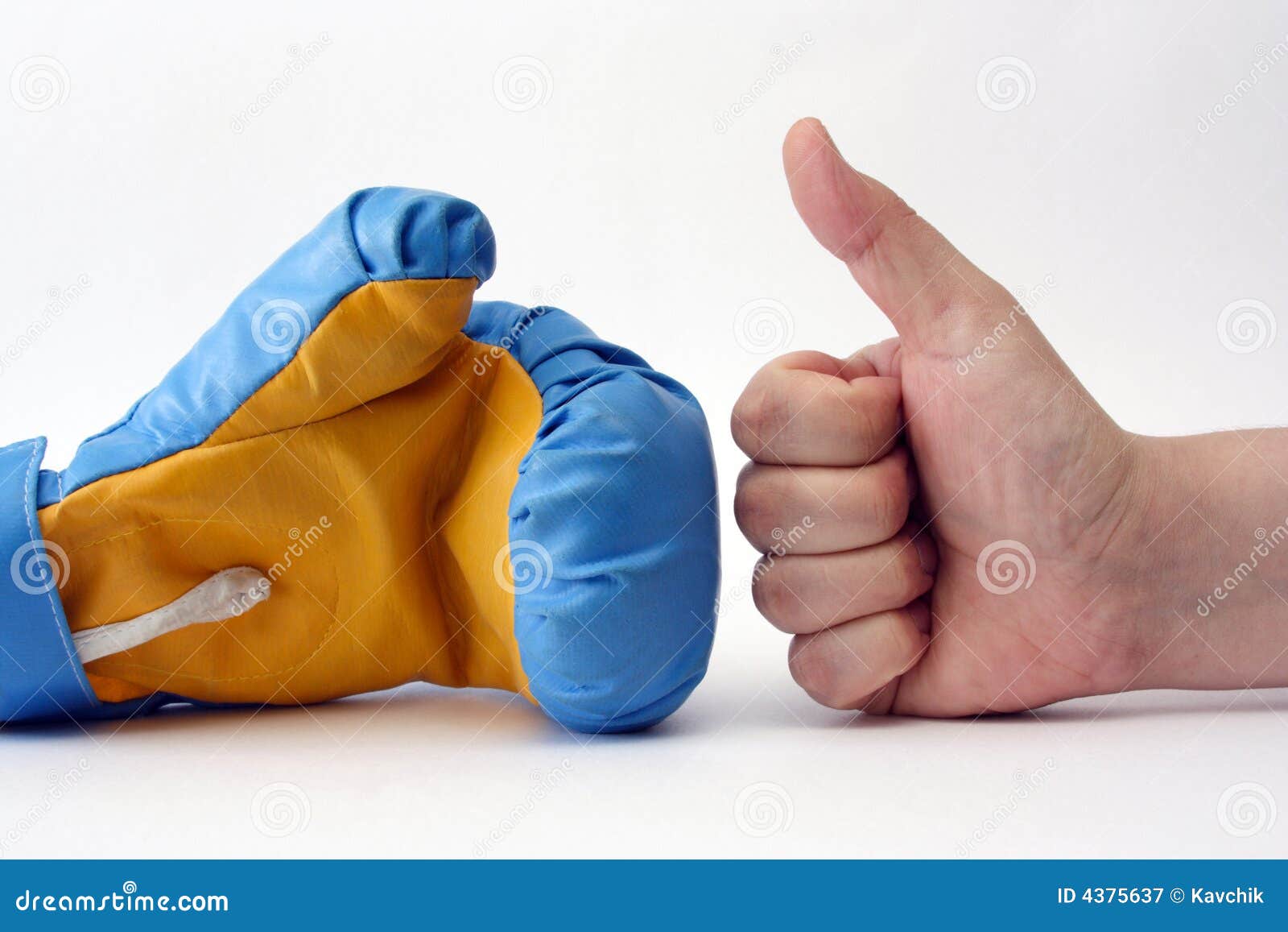 Boxing glove and hand stock image. Image of atheletic 4375637