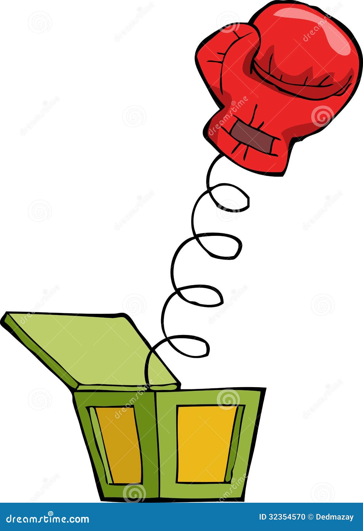 Boxing glove stock vector. Illustration of shock, power - 32354570