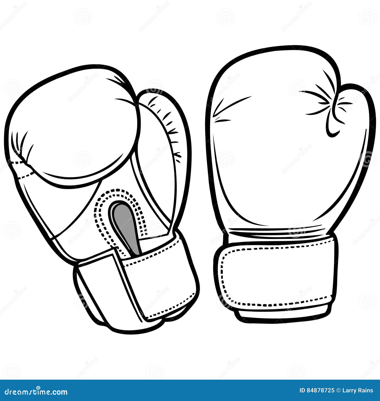 Boxing Gloves Illustration stock vector. Illustration of conflict