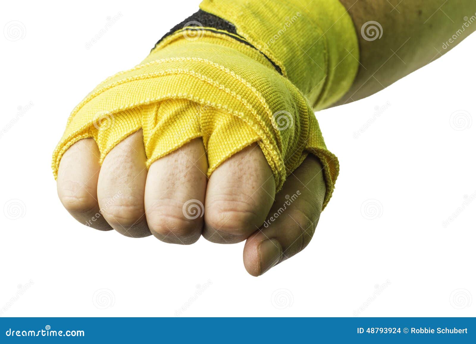 Boxing Hand Wrap stock photo. Image of strength, conflict 48793924