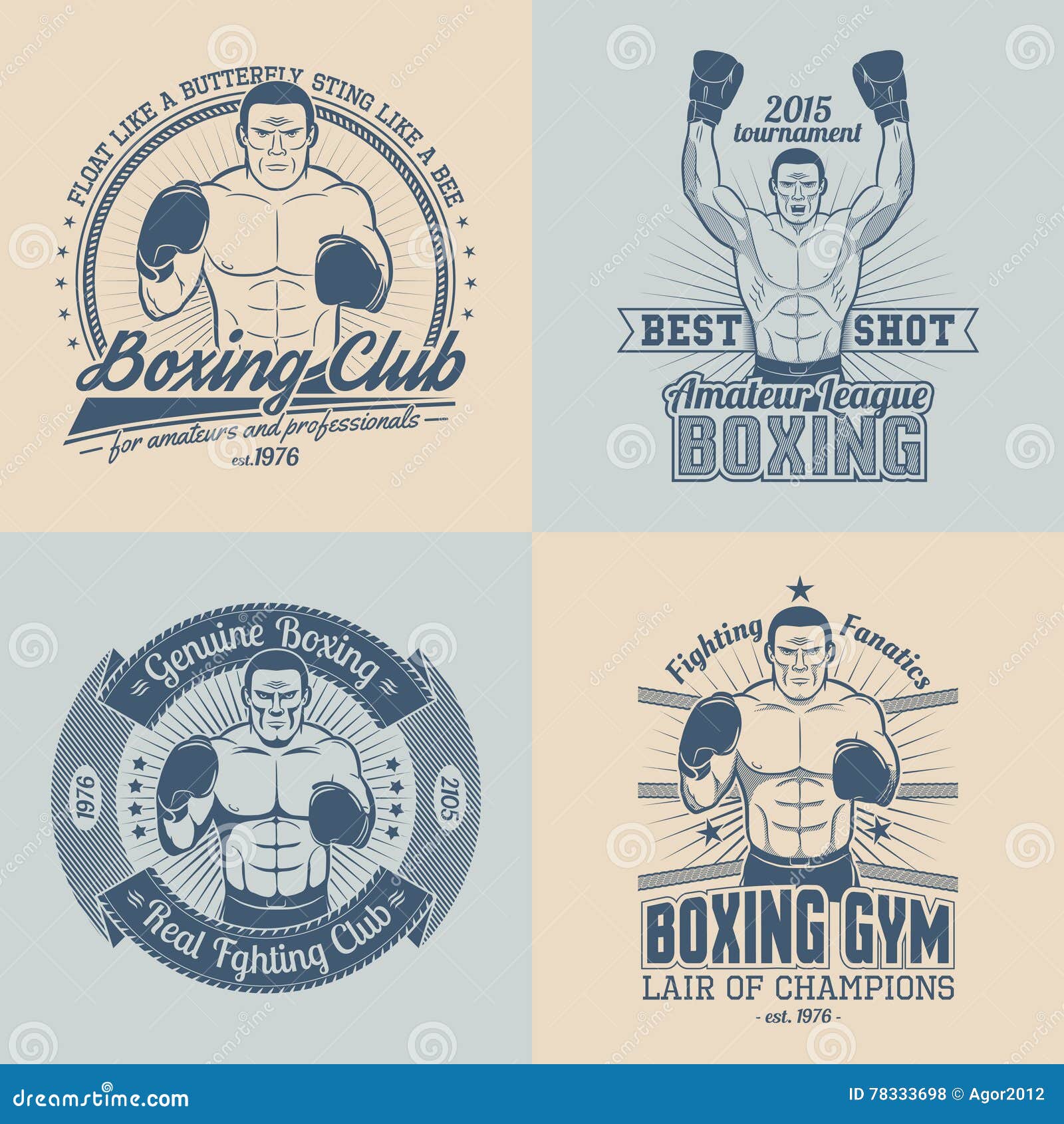 Champions boxing league logo, Logo design contest