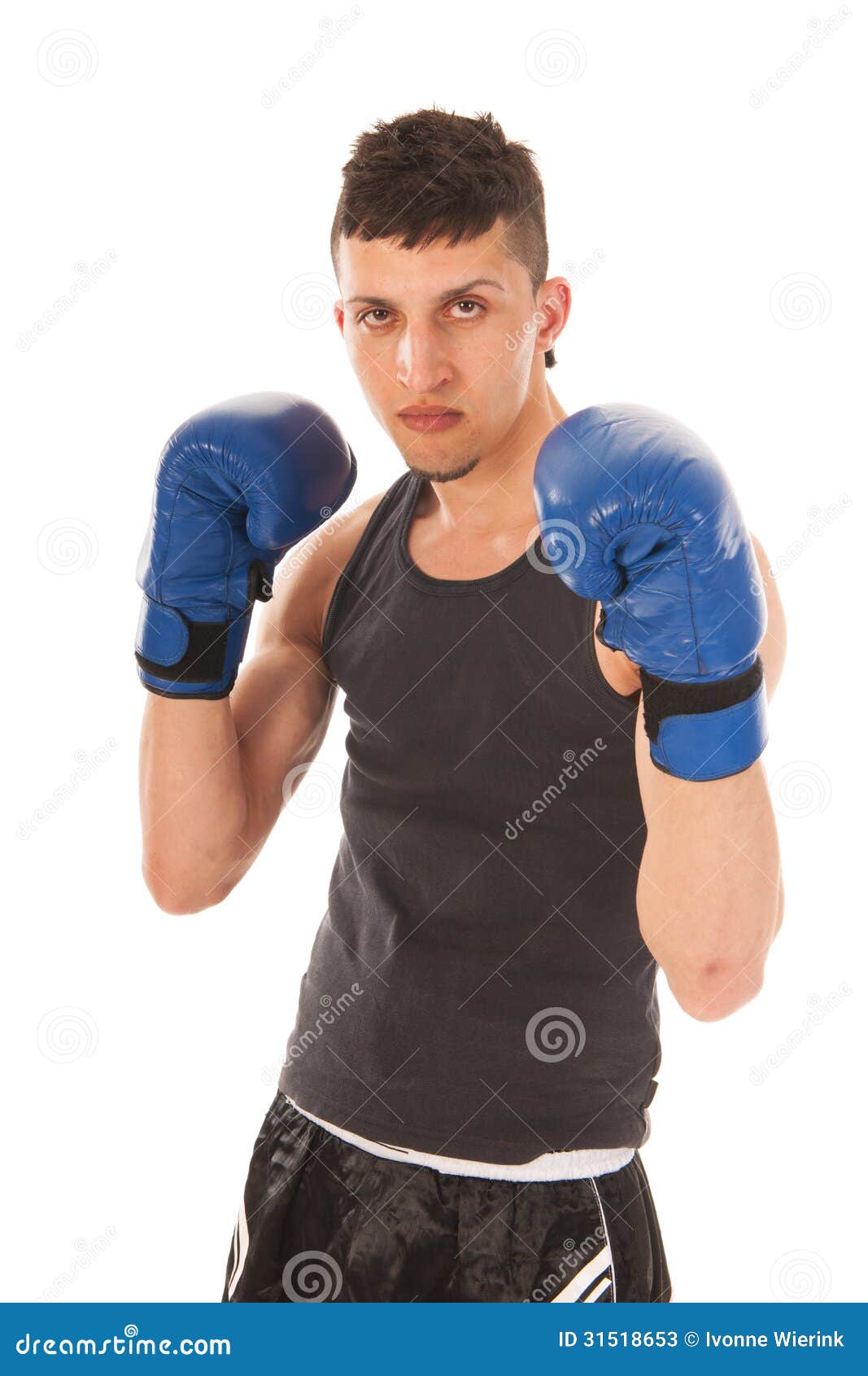 Boxing man stock image. Image of strength, fitness, muscular - 31518653