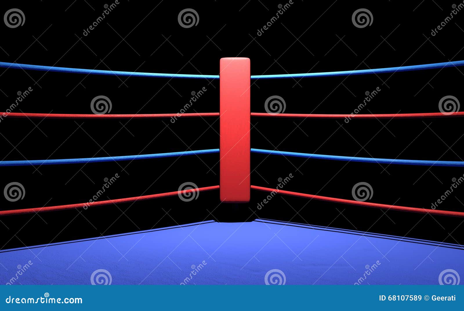 boxing bell and ring corner | Stock Video | Pond5