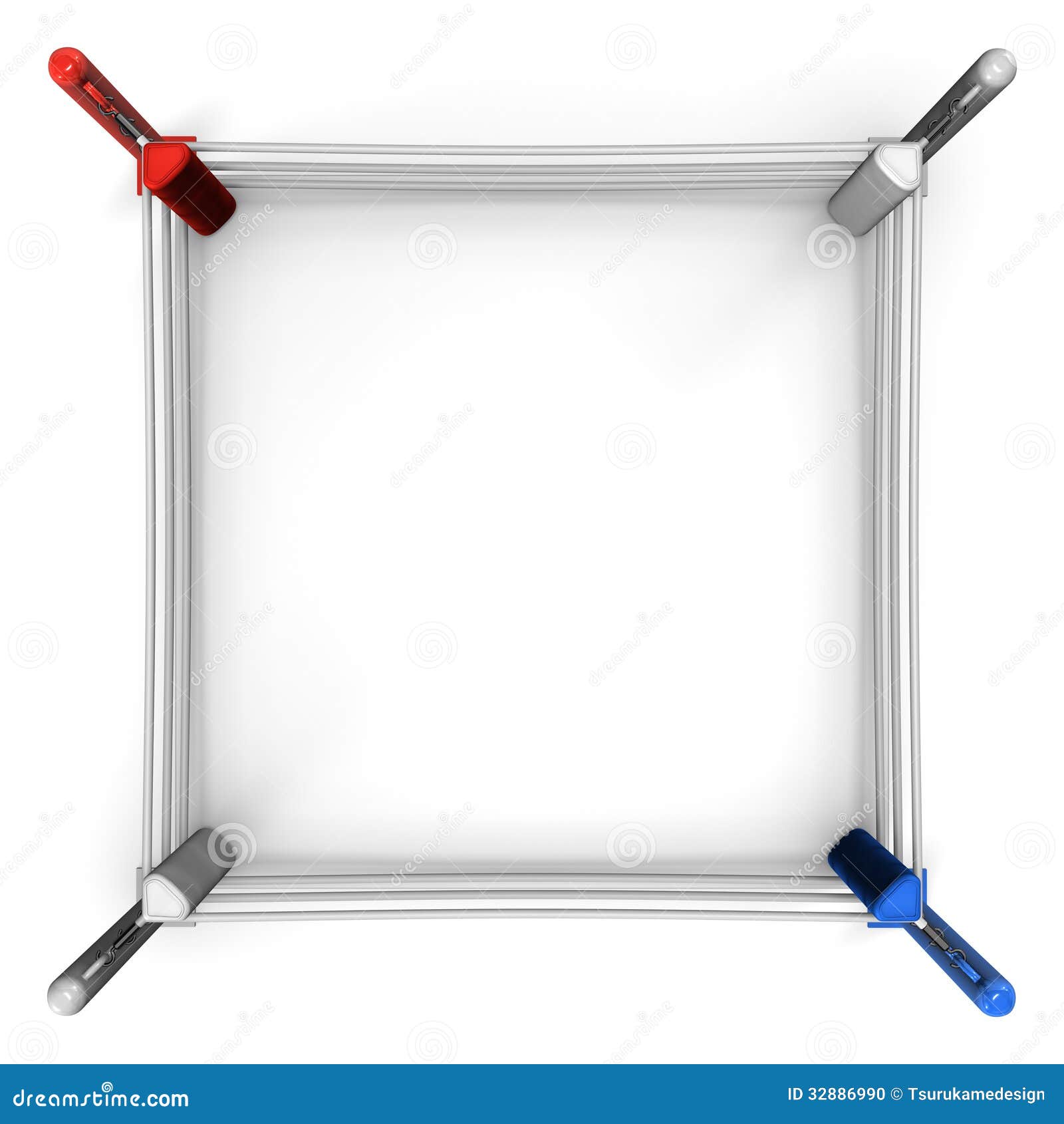 Download Boxing Ring Top View stock illustration. Illustration of ...