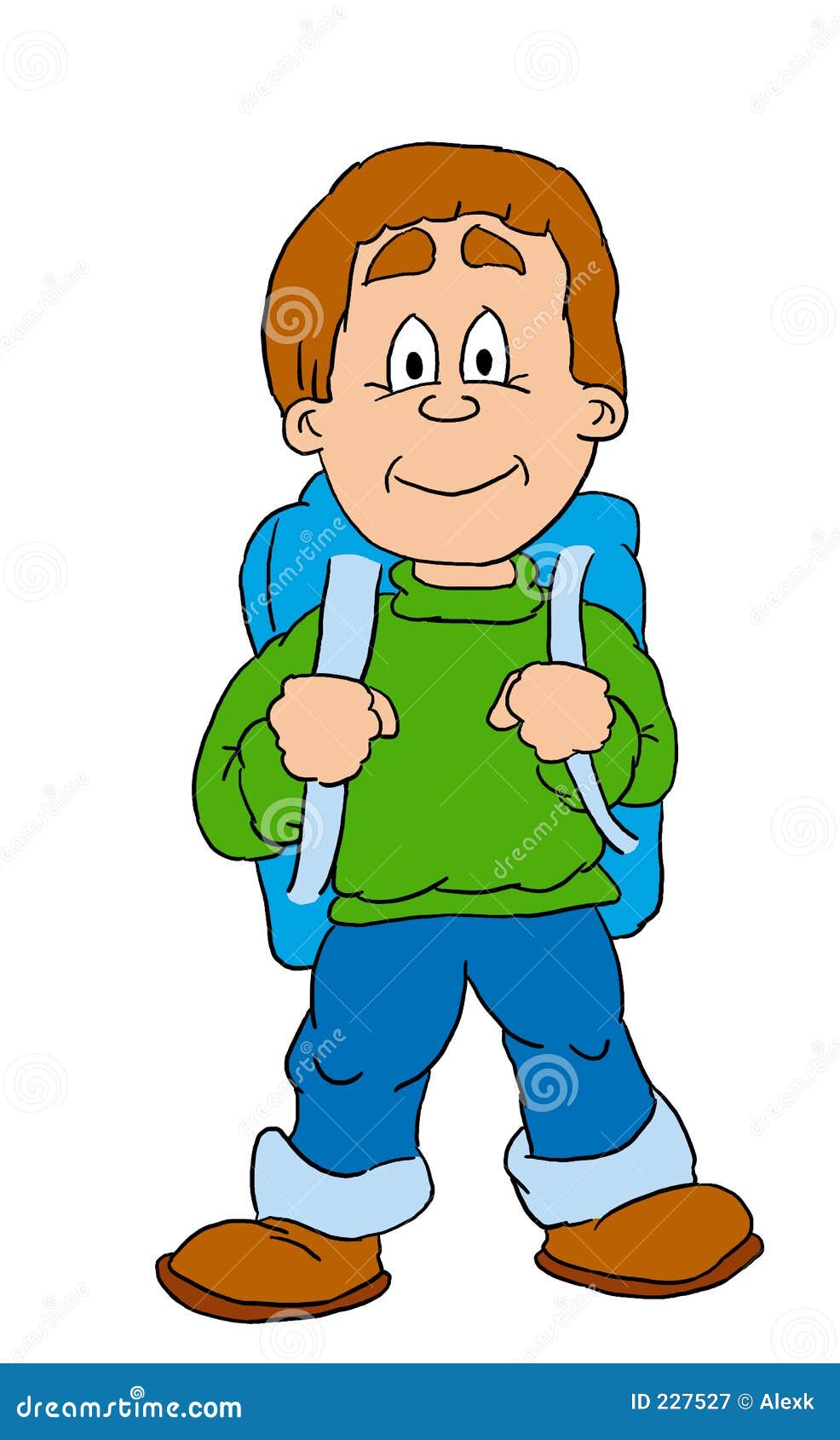 Boy stock illustration. Illustration of school, lesson - 227527