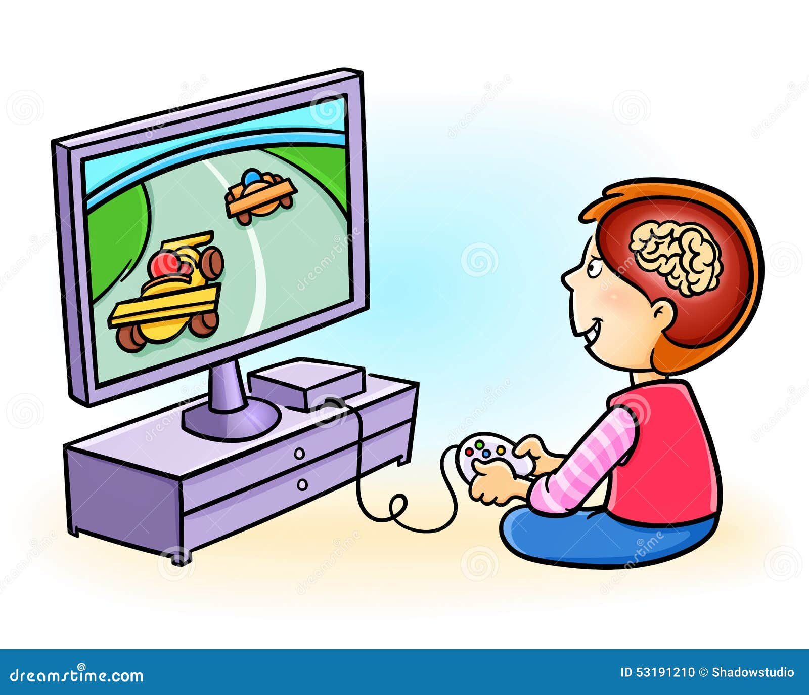 play computer games clipart