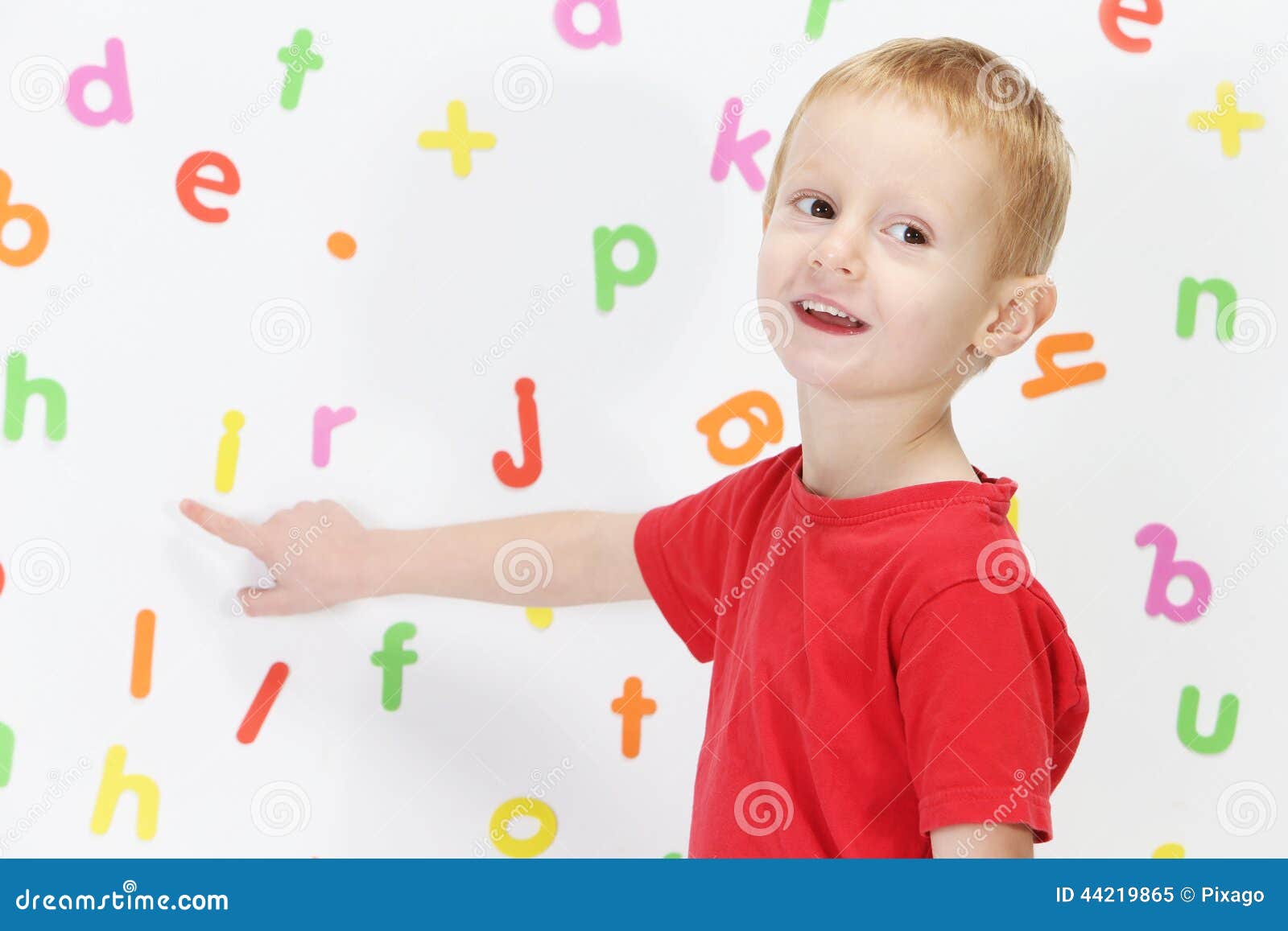 Boy and alphabet stock image. Image of father, alphabet 44219865