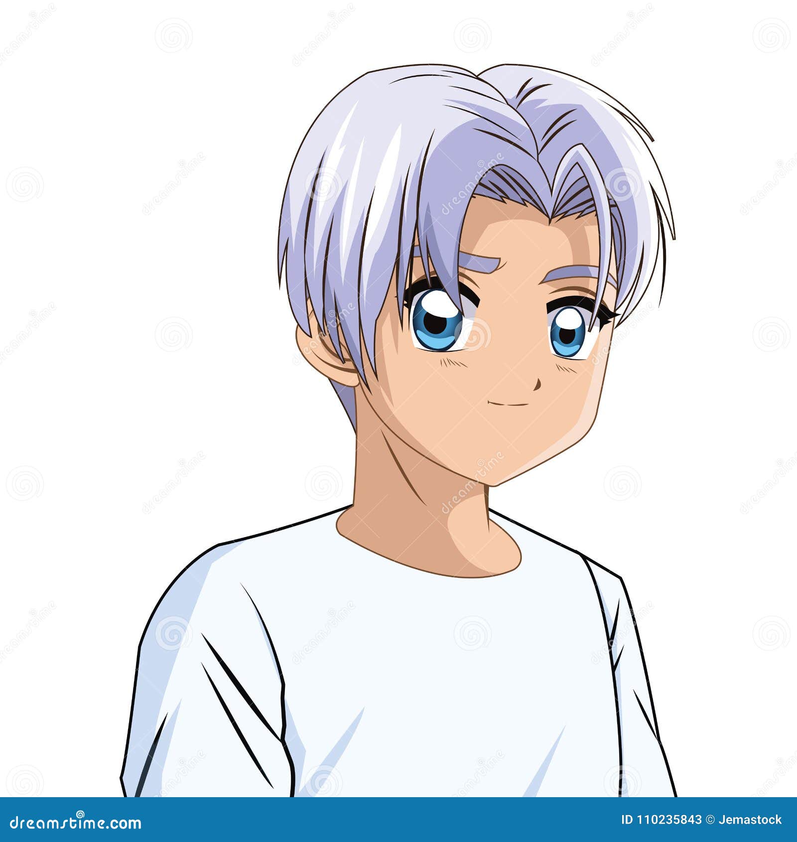 Boy Anime Male Manga Cartoon Icon. Vector Graphic Stock Vector -  Illustration of beauty, symbol: 110235843