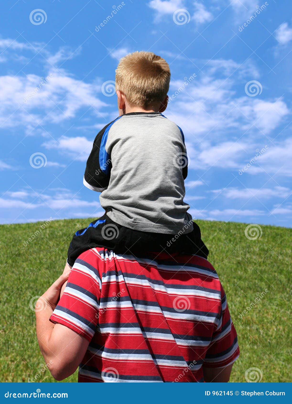 boy on back