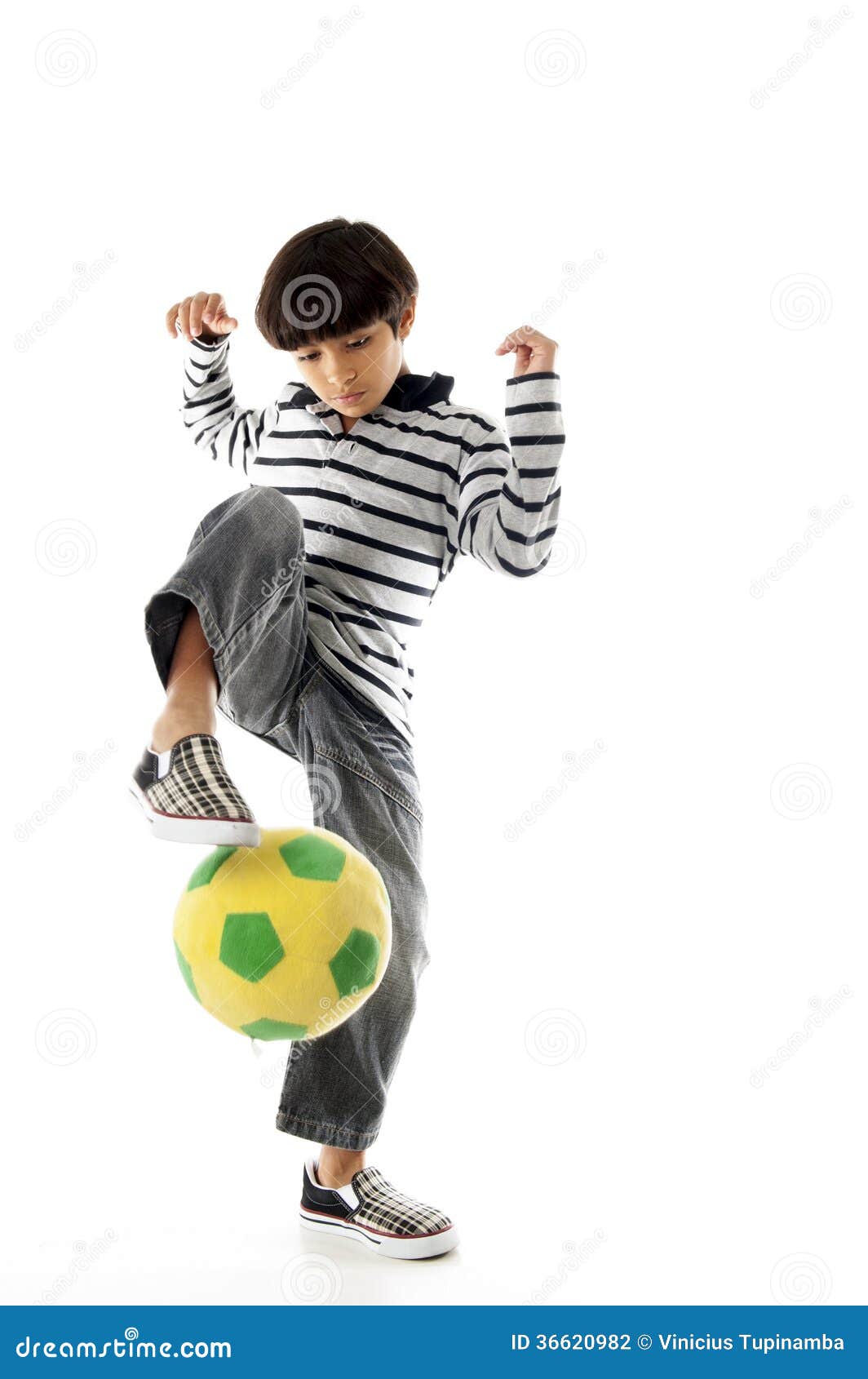 Boy and Ball stock photo. Image of ball, child, cute 36620982