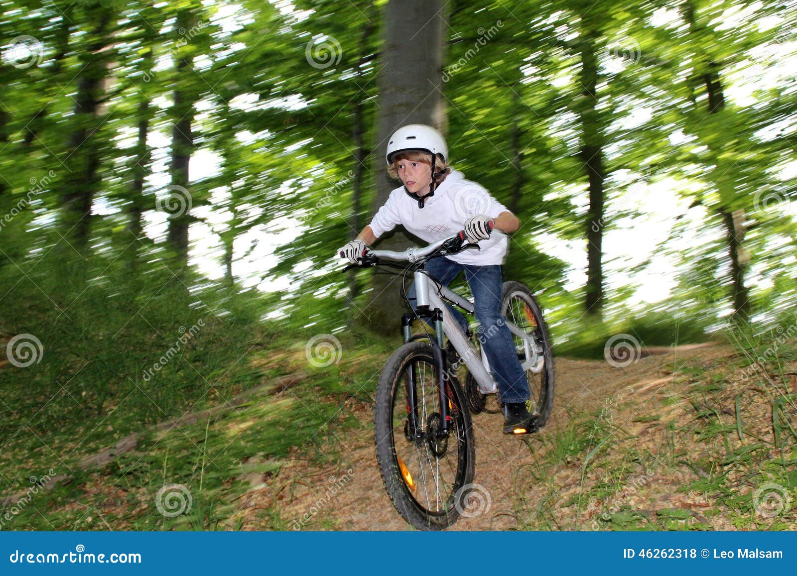 Boy on a bicycle stock photo. Image of cyclist, activity 46262318