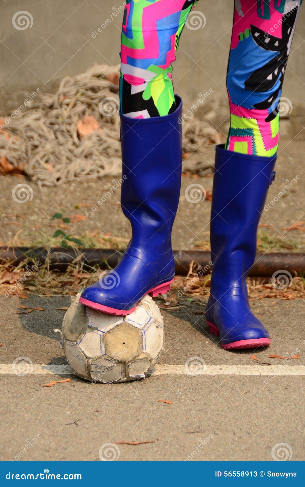 Boy with boots stock image. Image of close, collection - 56558913