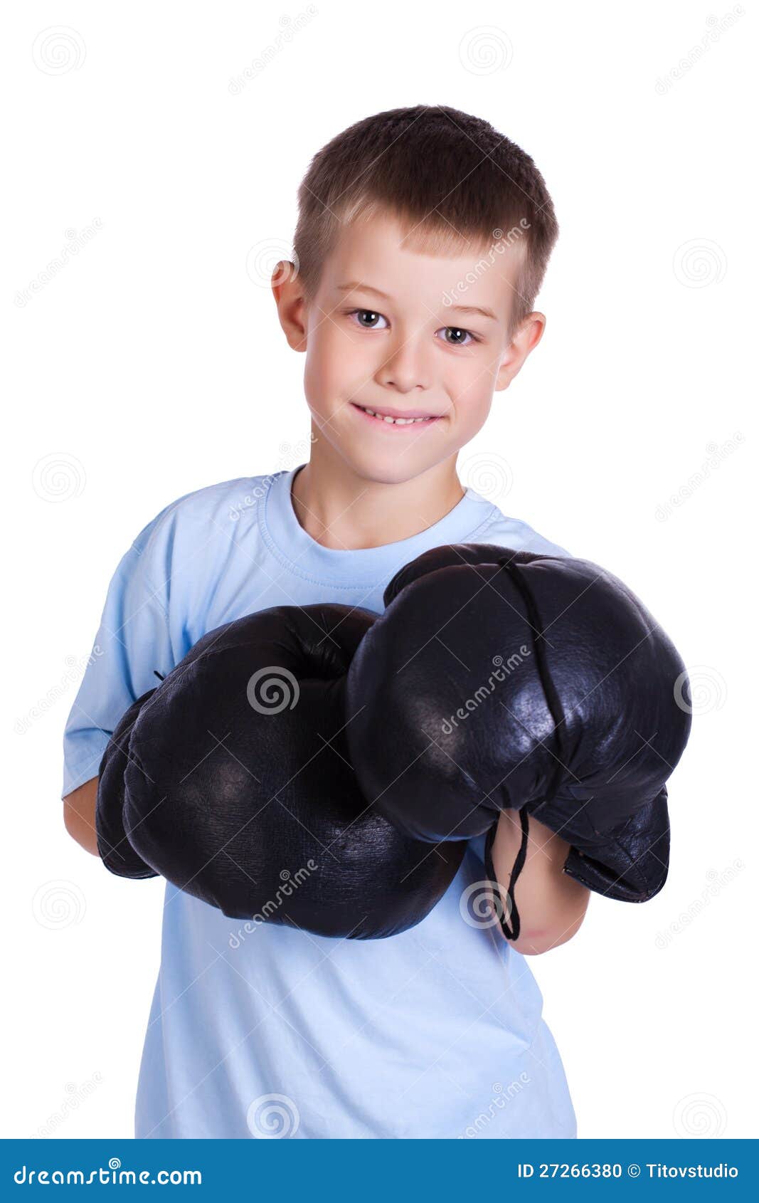 Boy in a boxing gloves stock photo. Image of boxing, match 27266380