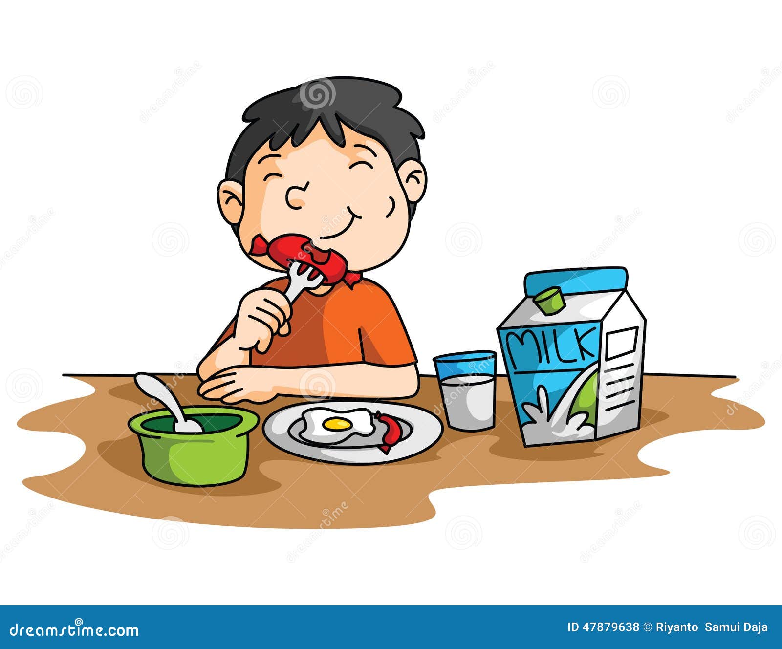 Breakfast Set Stock Image Cartoondealer Com 27801463