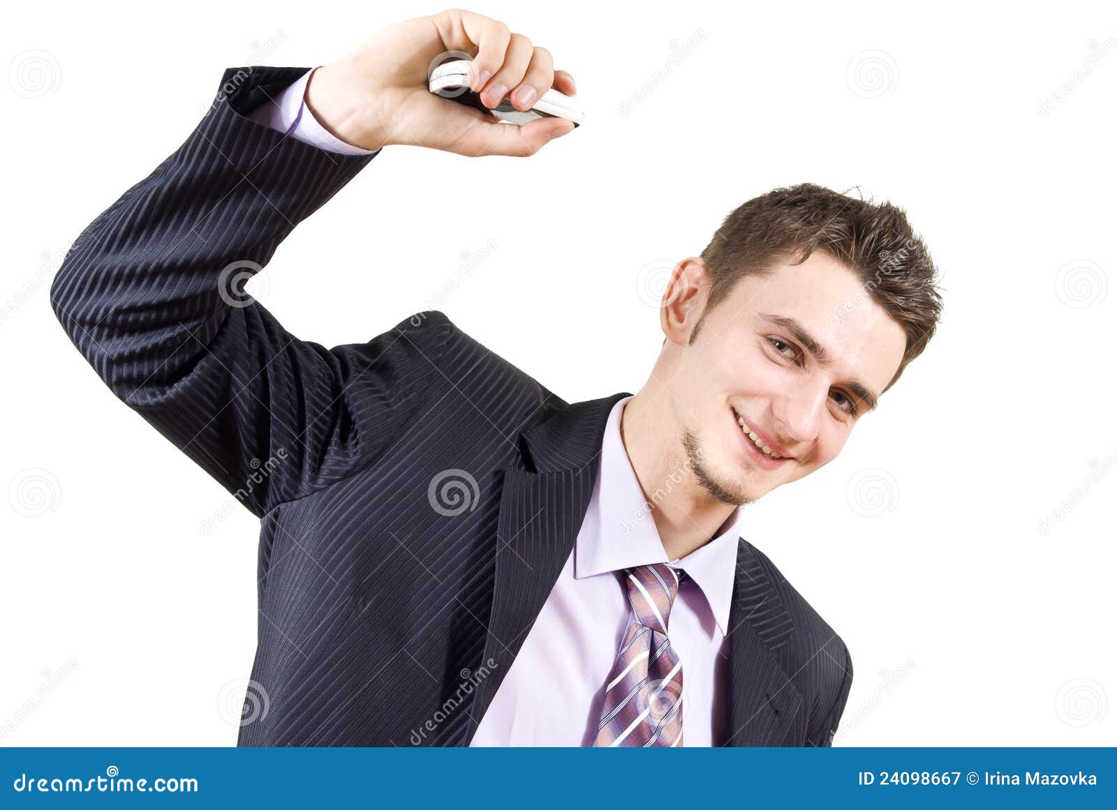 Boy breaks up the phone stock image. Image of office 24098667