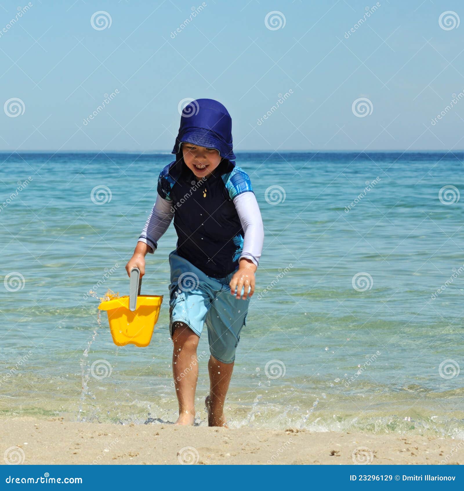 Boy With Bucket Royalty Free Stock Images Image 23296129
