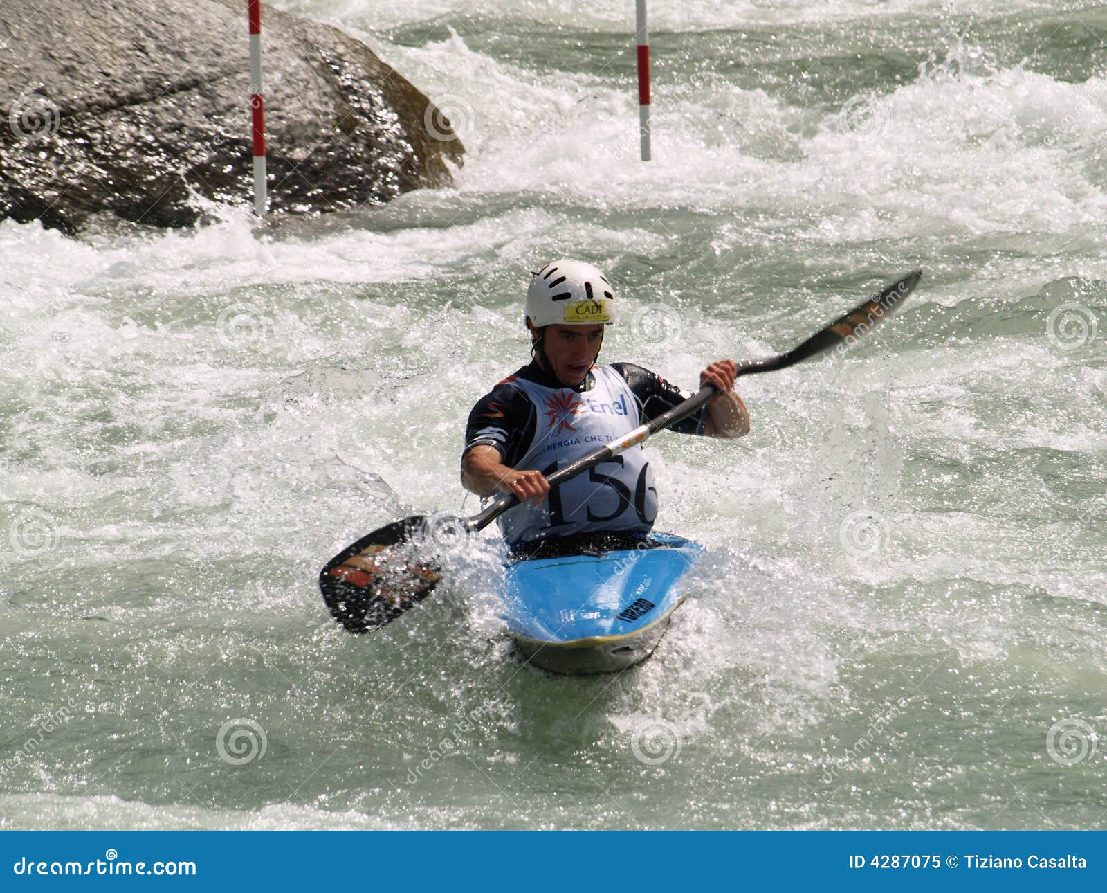 Boy on a canoe editorial image. Image of dangerous, danger 4287075