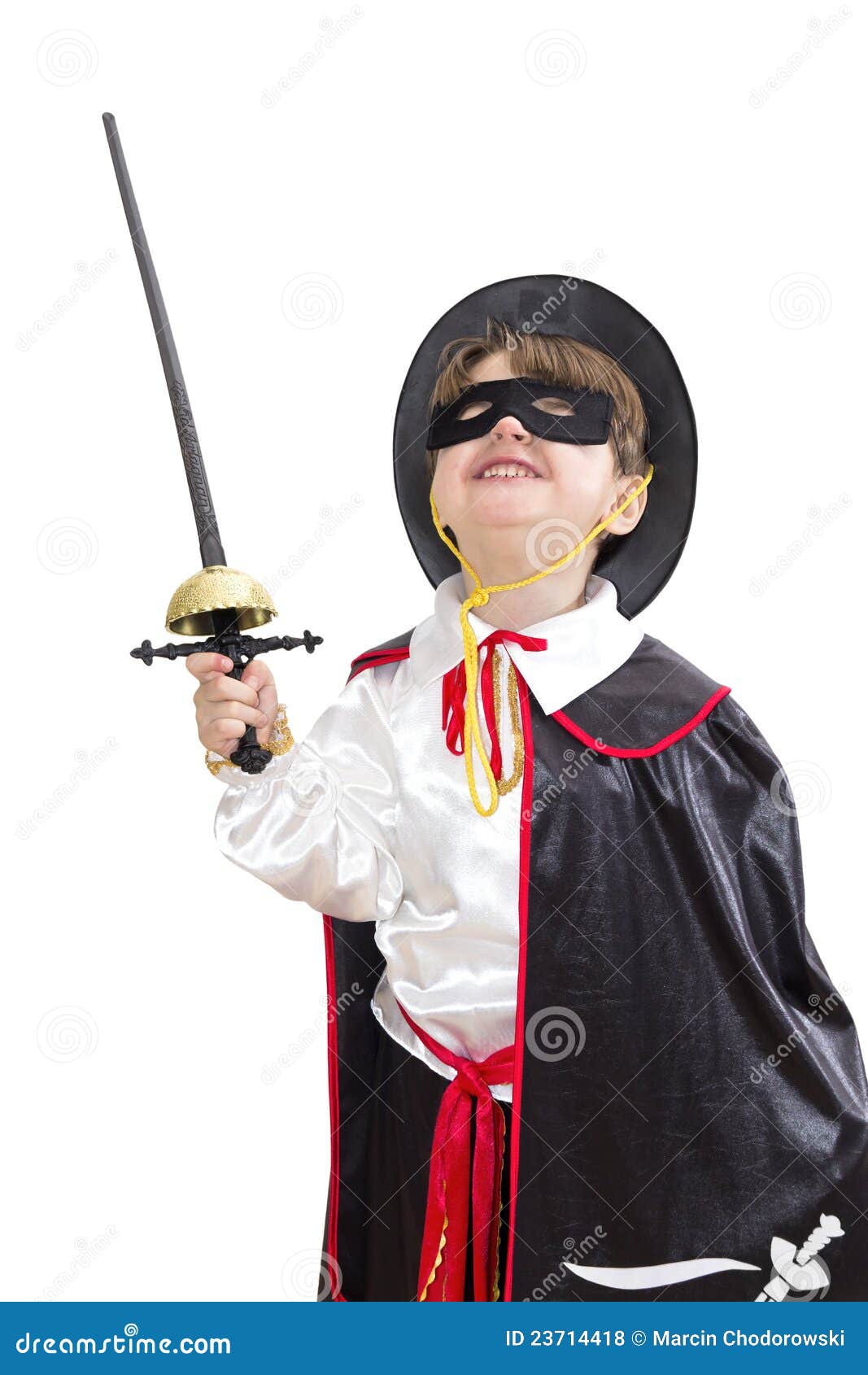 Boy with carnival costume stock photo. Image of isolated 23714418