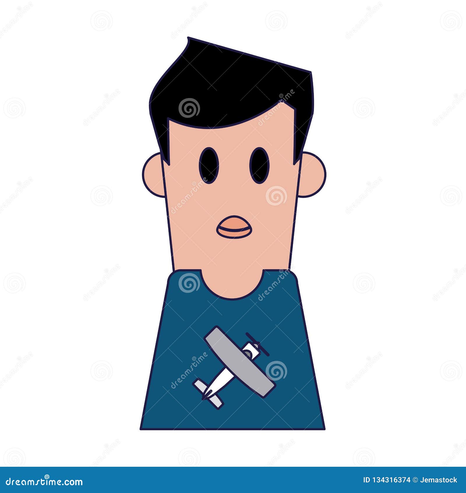  Boy  cartoon  profile  stock vector Illustration of 