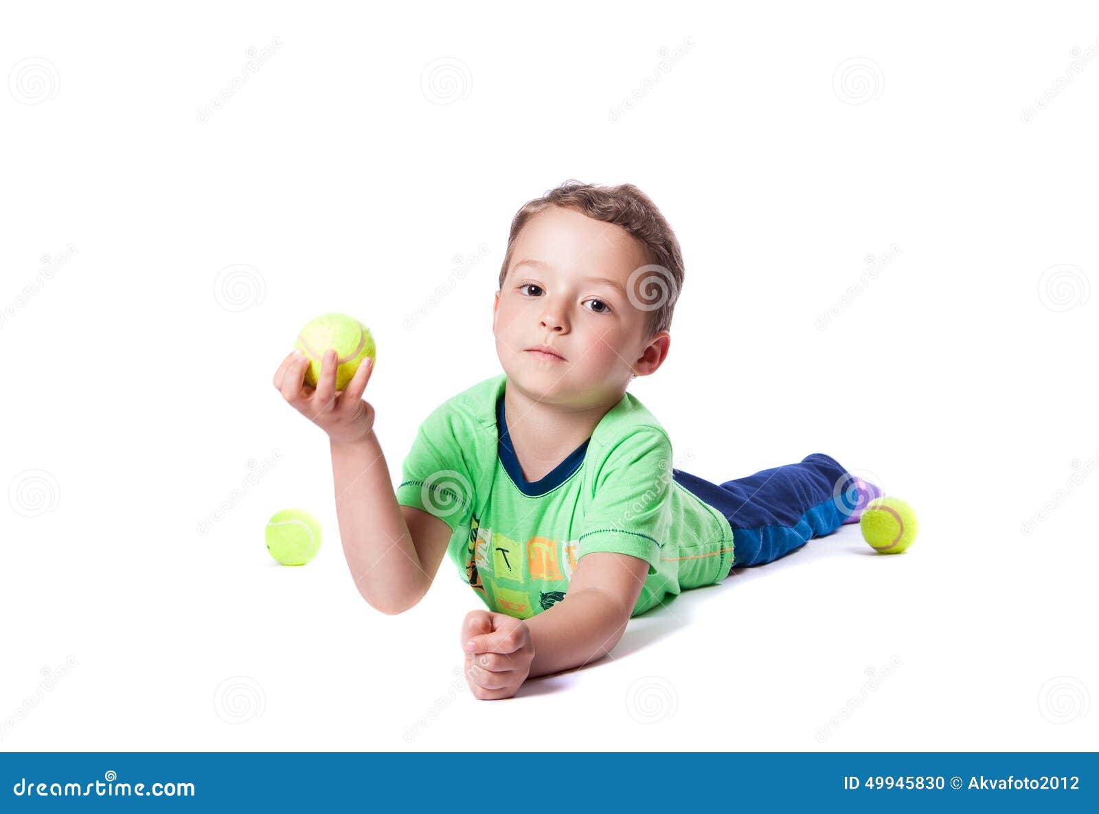 Boy catches the ball stock photo. Image of cute, catches 49945830