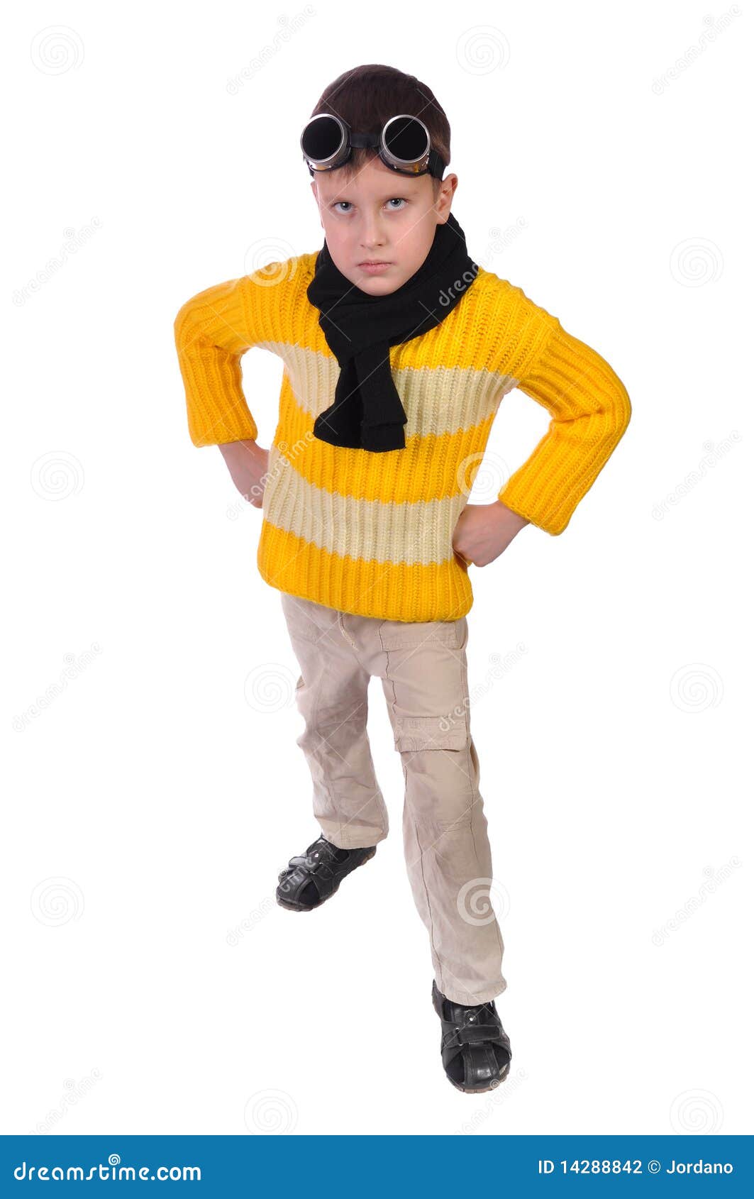 boy clad in yellow sweater and spectacles