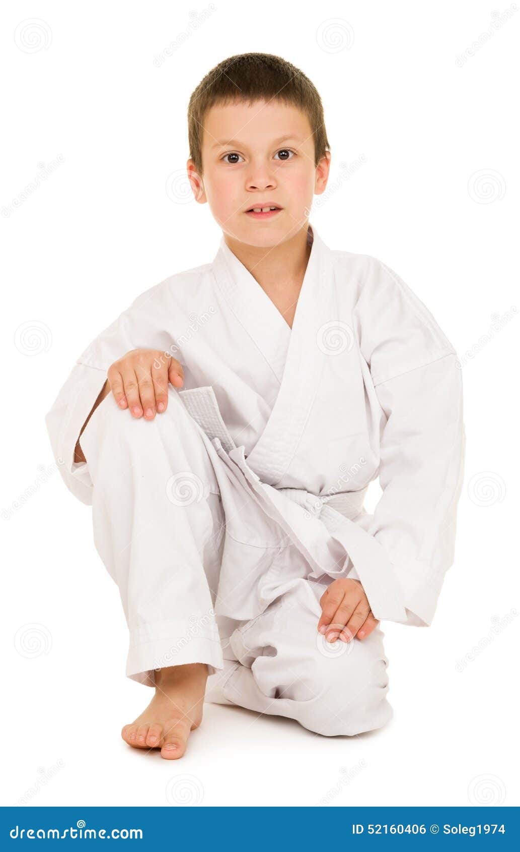 Boy in Clothing for Martial Arts Stock Photo Image of east, casual