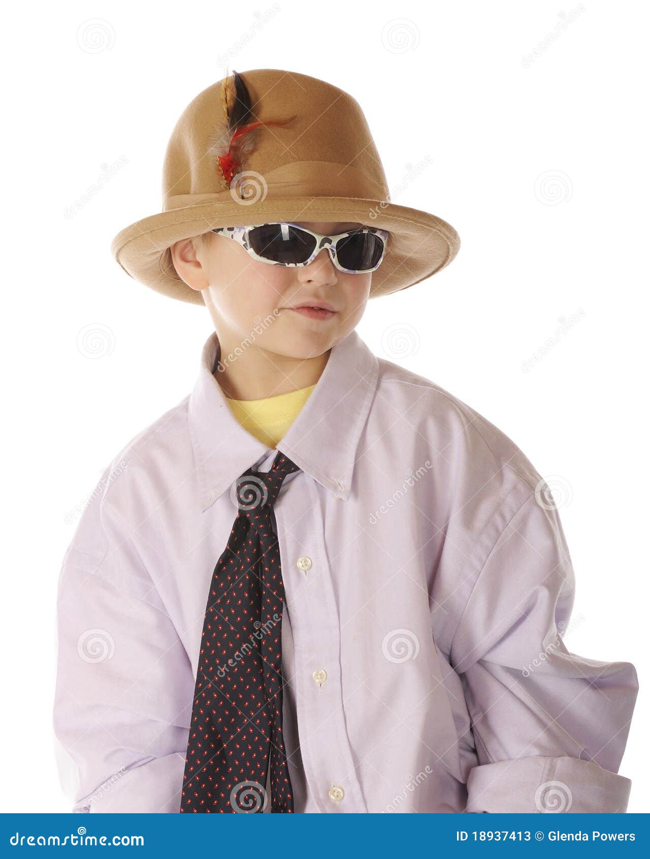 Boy Dressing Up stock image. Image of kindergartner, white 18937413