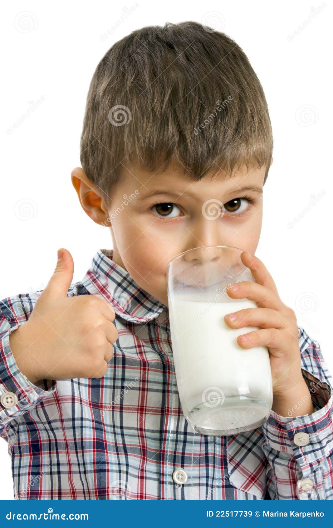 Boy drinking milk stock image. Image of product, milk 22517739