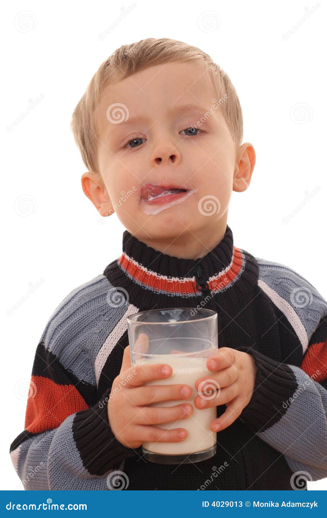 Boy drinking milk stock image. Image of milk, male, beverages 4029013