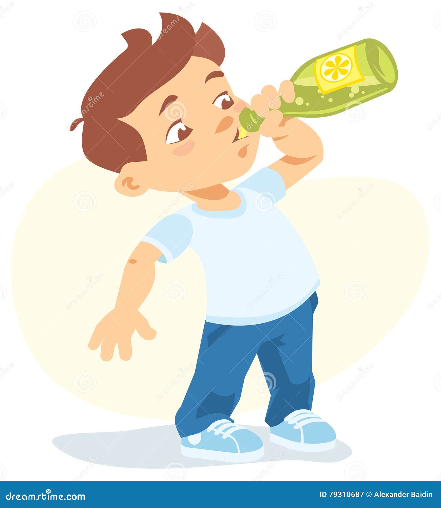 Boy drinking soft drink stock illustration. Illustration of calories - 79310687 Boy drinking soft drink stock illustration. Illustration of calories - 79310687