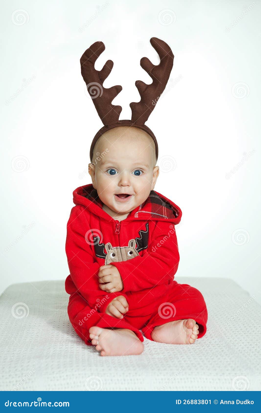 Boy in funny deer costume stock image. Image of costume 26883801