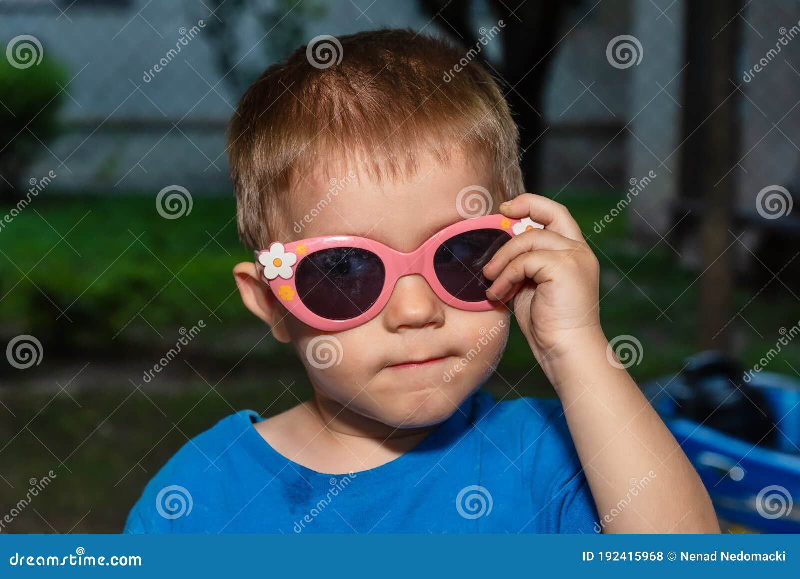 A Boy with Funny Sunglasses Stock Photo Image of eyeglasses, cheerful 192415968