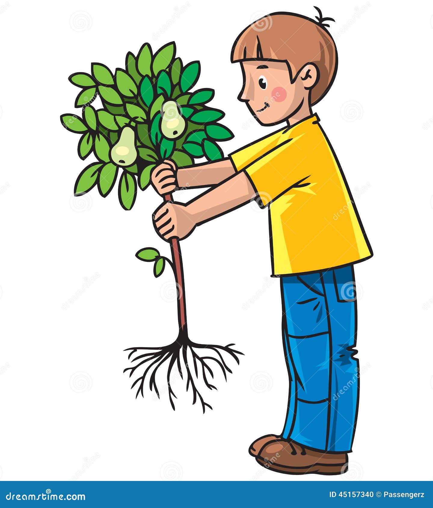 Image result for plant with boy