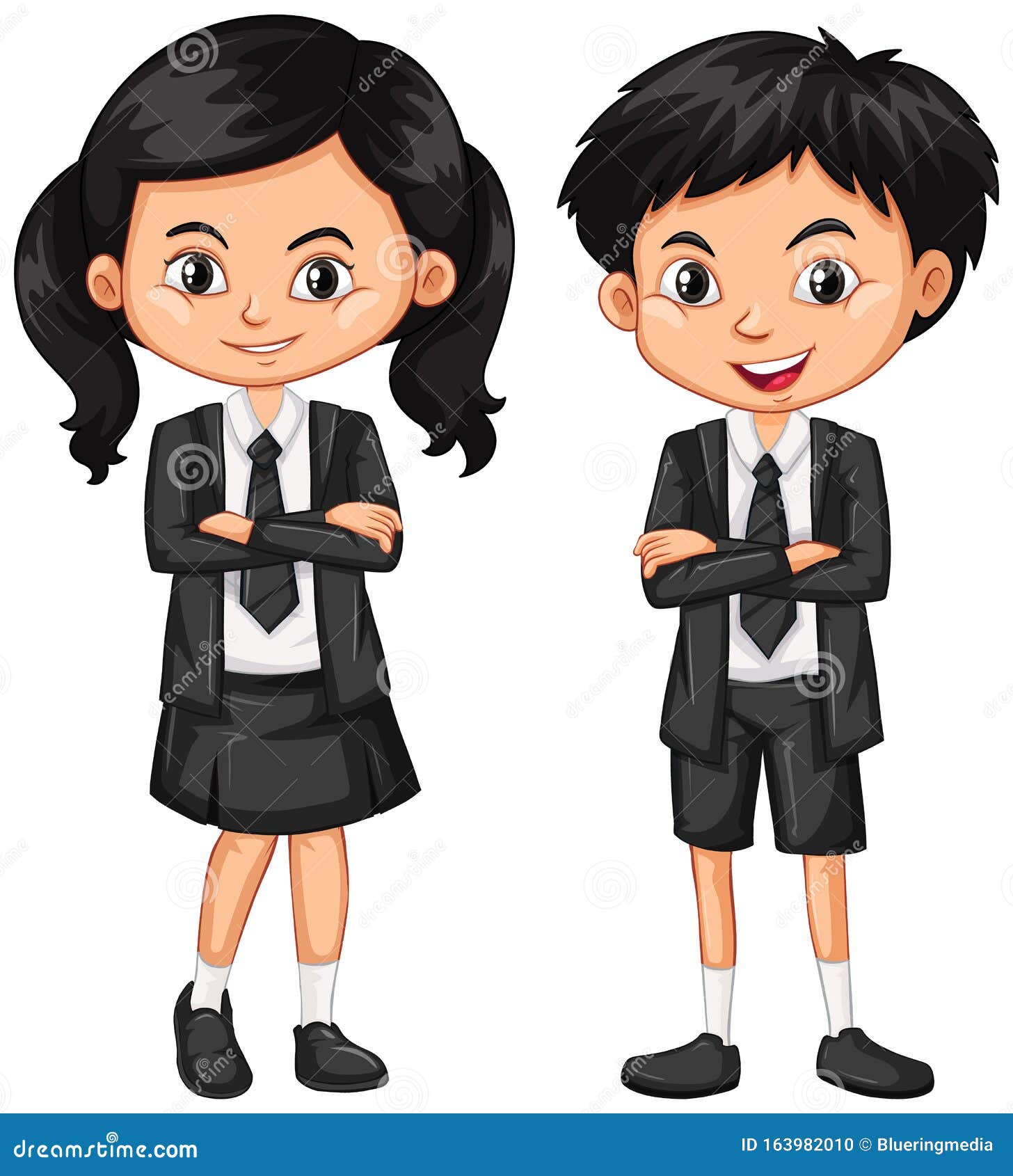 Boy Girl Black Stock Illustrations 45 815 Boy Girl Black Stock Illustrations Vectors Clipart Dreamstime