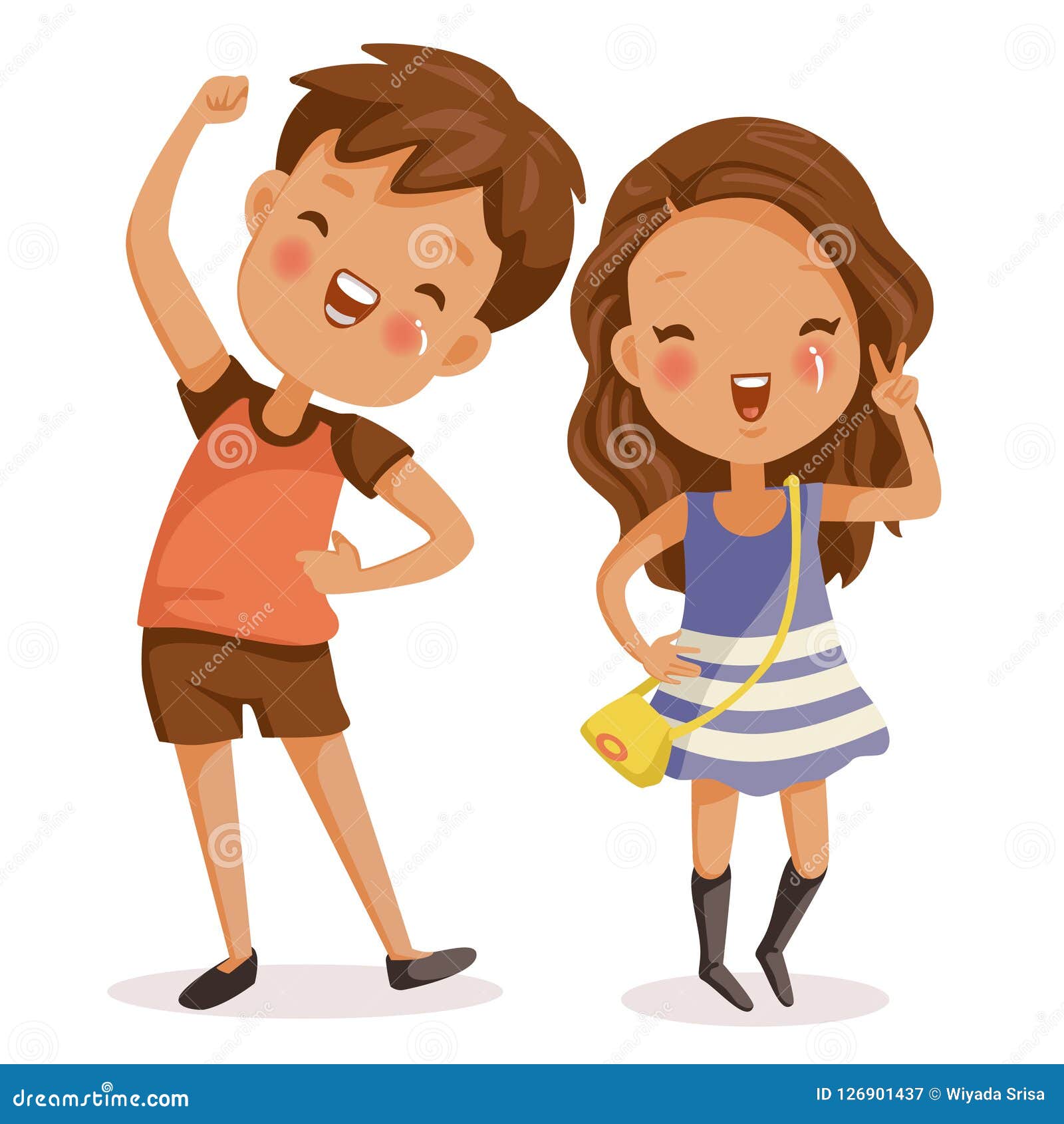 Top 111+ Cute girl and boy cartoon images - Tariquerahman.net